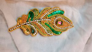 Peacock 🦚 Feather Brooch