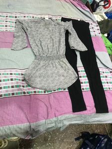 M Girls Dress  And Legg