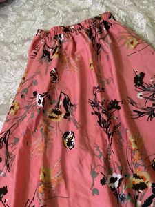 Floral Print Skirt