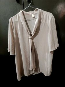 Elegant Tie-Neck Top