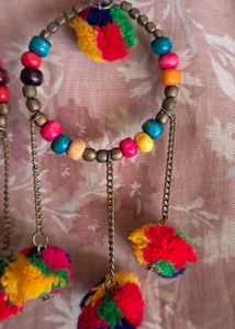 Pompom Earrings