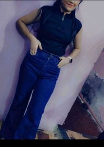 Used Jeans Waist 30 High Waisted Flared Jean