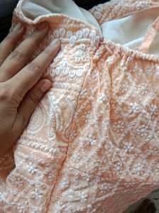 Embroidered Peplum Tank Top