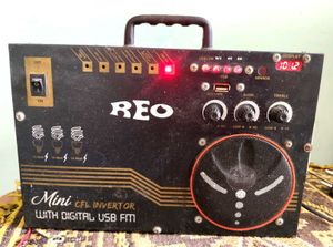 REO Mini CFL Inverter & FM Radio