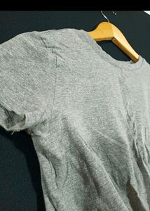 Gray Knot Top