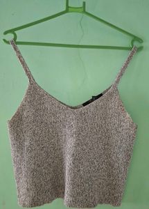 Grey Knit Tank Top