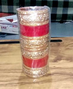 Red &amp; Gold Bridal Bangles