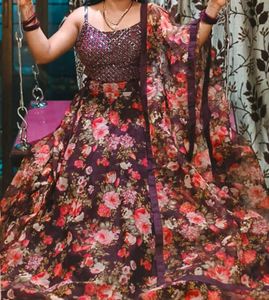 Lehnga Choli, 1 Time Wear, High Brand Dress