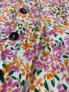 Floral Button-Down Dress