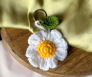 Crochet Sunflower&amp; Daisy Keychains