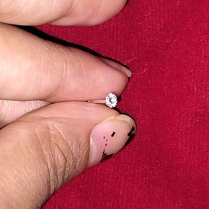 Pure Silver-Zircon Nosepin White/Trasparent