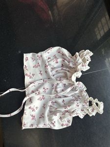 Floral Printed Crop Top