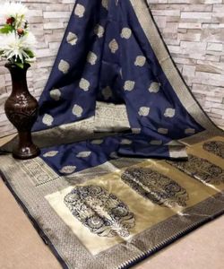 Elegant Maroon Banarasi Saree