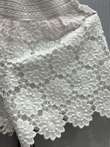 Cute White Lace Shorts