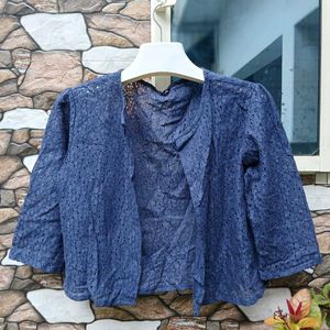 Blue Lace Shrug
