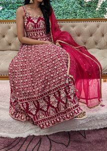 Diwali Special Pink Anarkali
