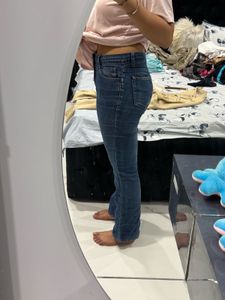 High Waist 30 Inch Blue Jeans
