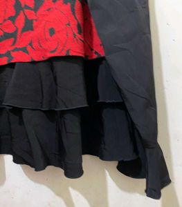 Floral Print Padded Shoulder  Length 22