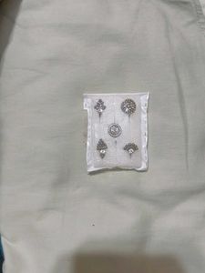 Silver Nose Pins (Set of 5)