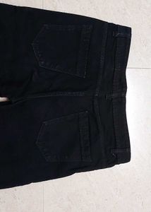 Solid Black Denim