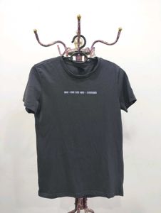 Graphic Print Tee - Dark Gray
