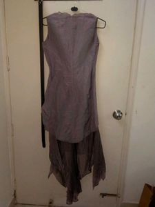 LIST Purple Tie Neck Dress