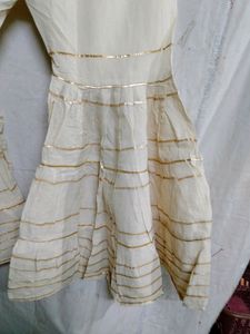 Off White Kurta With Garara