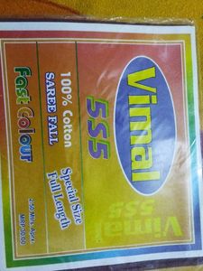 Vimal 100%cotton Saree fall