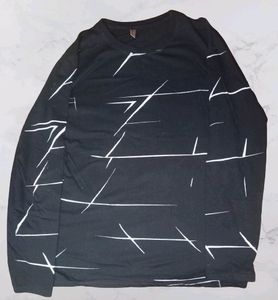 Black Striped Tshirt