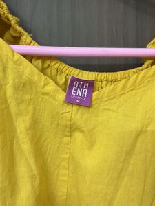 New Athena Branded Flare Sleeve Top Size M