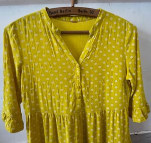 Yellow Polka Dot Dress