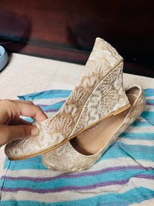 Beige Wedges
