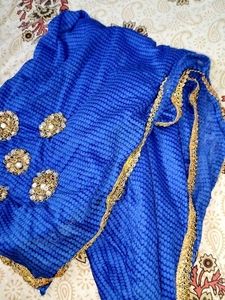 Stone Side Work  Dupatta
