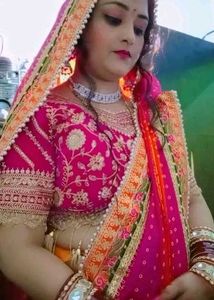 Heavy Border Bandhani Saree♥️
