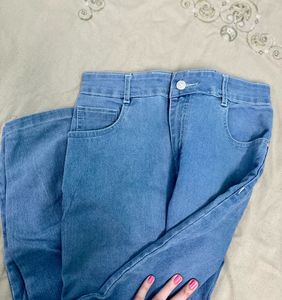 Light Wash Wide Leg Jeans