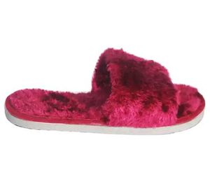 Any One Fuzzy Blue Slippers