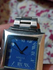 Titan Analog Watch - Blue Face