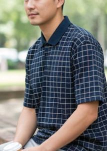 sale🎊🎆🎄🎉Men's Plaid Short Sleeve Polo Shirt