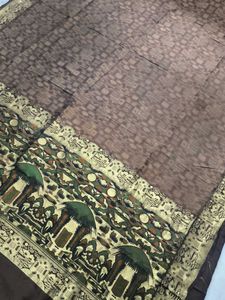 Brown Patterned Saree