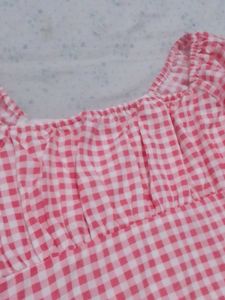 Gingham Midi Dress
