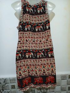 🎄Buy 1, Get 1 Free🎁Elephant Print Dress