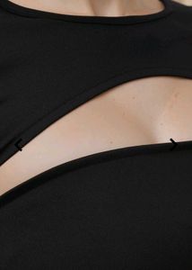 Chic Black Cutout Maxi Dress