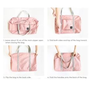 Wind Blows Foldable Expendable Waterproof Luggage Bag