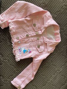 Denim Pink Designer Jacket