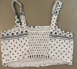 Patterned Crop Top