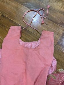 Boutique Stitched Pink Punjabi Suit🌸