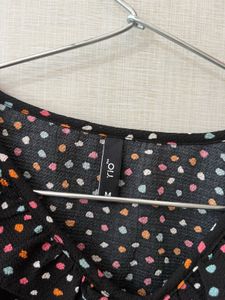 Polka Dot drawstring Blouse