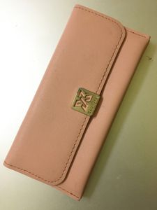 peach pink wallet