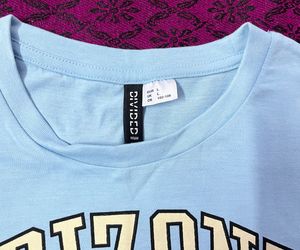 light blue crop top small
