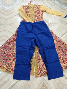 Stylish Front Open Long Kurta With Palazzo
